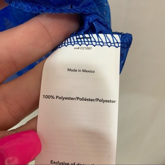 High Five Adult Set of 6 Scrimmage Vests in Royal Blue - Picture 2 of 4